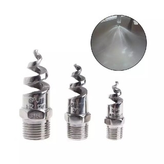 Béc phun nước xoắn ốc inox 316 phi 21mm