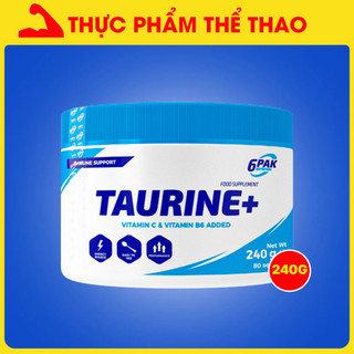 Bột TAURINE+ (240g) - Gia Tăng Sức Mạnh, Sức Bền - Hàng chính hãng TREC 6PAK