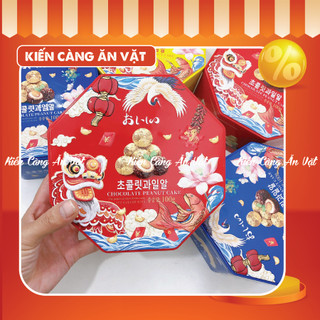 Bánh socola hộp thiếc lân ngư hạc đỉnh cao cấp
