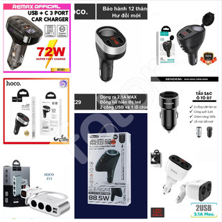 [FREESHIP] CÓC SẠC NHANH GẮN XE HƠI, Ô TÔ HC, RM NHIỀU MẪU