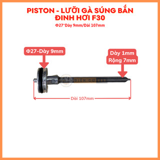 (1 CÁI) Lưỡi gà súng bắn đinh hơi gỗ F50 và F30 (Piston máy bắn đinh hơi)