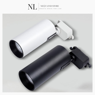 Đèn Rọi Ray 20W Vỏ Đen/ Trắng ,Đèn Rọi Ống Bơ Trang Trí Nội Thất, Cửa Hàng - Chưa Kèm Ray