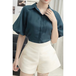 Quần short nữ RUZA lưng cao kiểu dáng công sở QHF044 QHF045