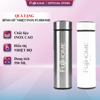  Bình giữ nhiệt inox cao cấp 550ml Fujihome, Nhiệt kế màn hình Led hiển thị nhiệt độ