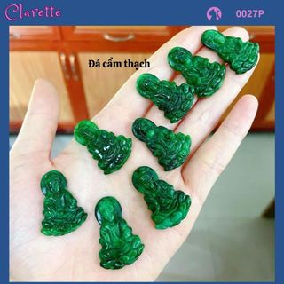 TBC 0027P - Mặt dây chuyền đá cẩm thạc h hình phật bà quan âm dành cho nữ