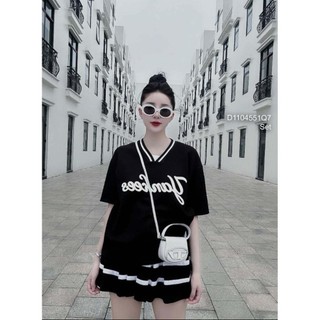 Set Bộ Nữ In Chữ Hothit Không Bong- Set đồ nữ Mát Mịn Cotton Xịn Hot 2024 S24