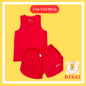 Bộ ba lỗ bé trai, áo ba lỗ chất vải Viscose thoáng khí ,mát mẻ BTK42