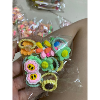 Set 10 dây buộc tóc Kute cho bé gái