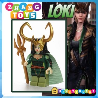 Đồ chơi Xếp hình Lady Loki Sylvie mô hình marvel avengers Minifigures wm6024 wm464