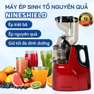 Máy Ép Chậm Nineshield KBF8B Ép Nguyên Quả, Máy Ép Hoa Quả, Rau Củ Ép Kiệt Bã Dễ Dàng, Đa Năng