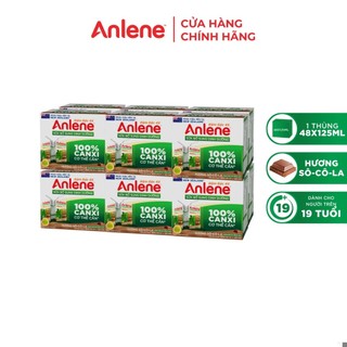 Thùng 48 Hộp sữa nước Anlene CONCENTRATE đậm đặc Hương Sôcô la125ml/Hộp