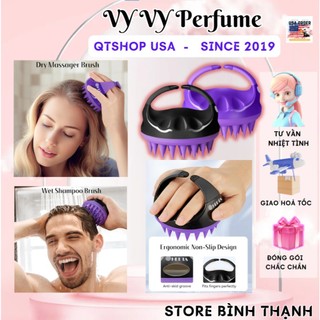 [ Bill Mỹ Hỏa tốc ] LƯỢC GỘI ĐẦU SILICONE HEETA SHAMPOO BRUSH