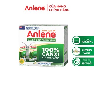 Sữa nước Anlene CONCENTRATE đậm đặc Lốc 4x125ml