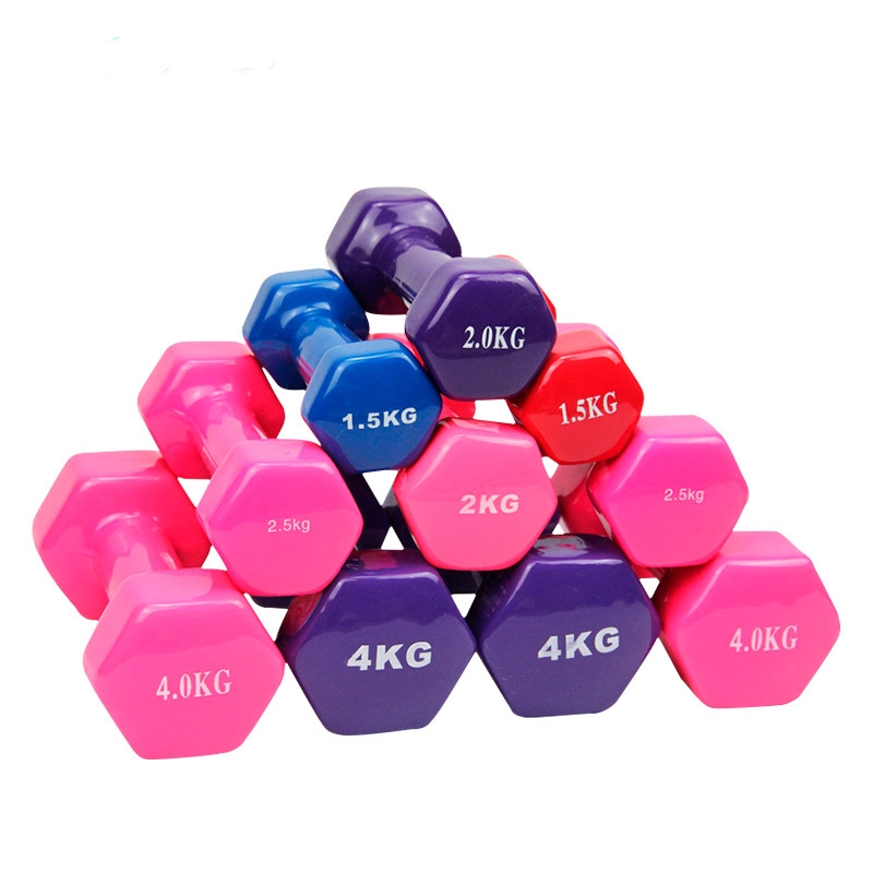 ạ bọc cao su cao cấp, tạ tay 4kg dùng tập gym, yoga, thể dục, thể thao, giảm cân 8sport