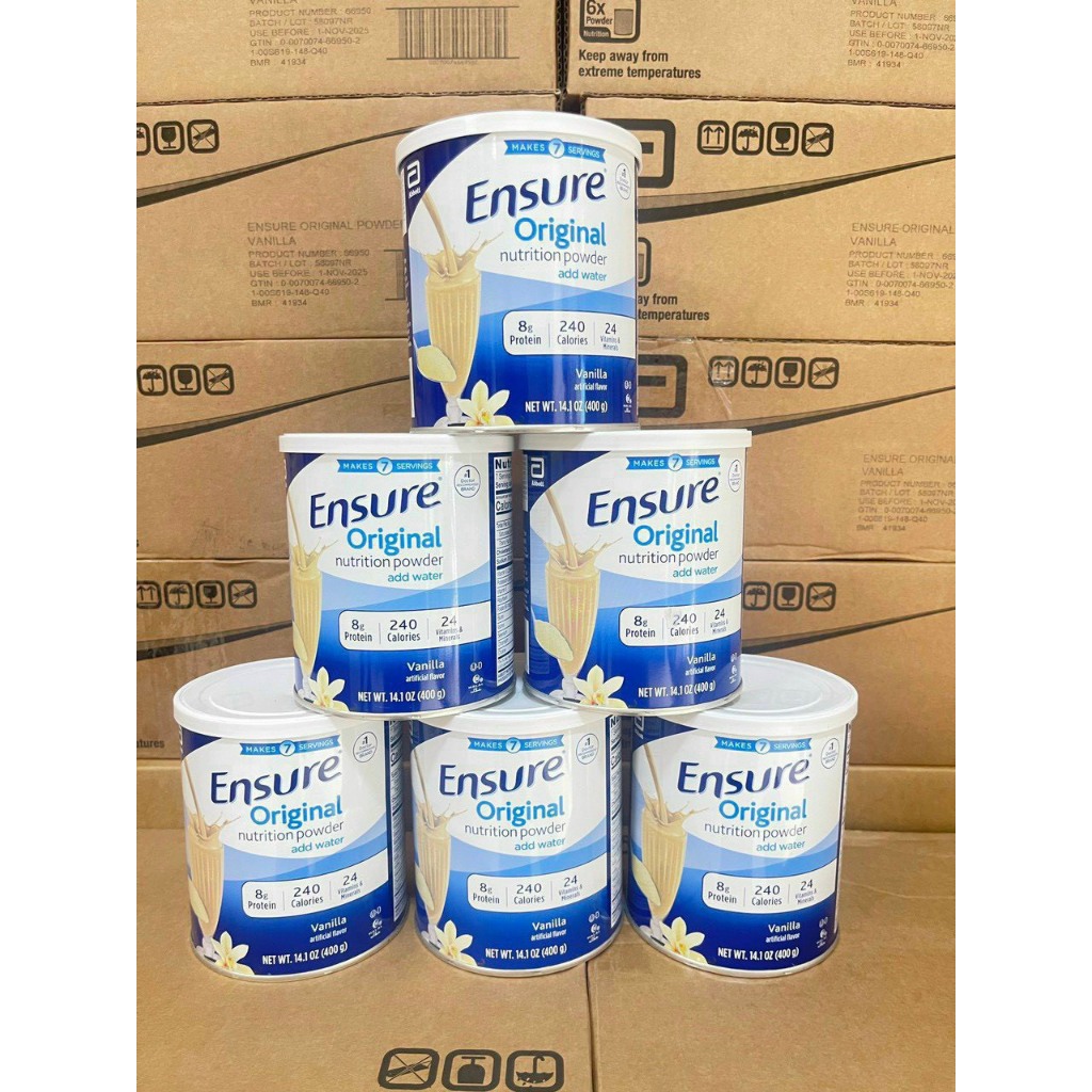 (Date 2026) Sữa Bột Ensure Mỹ Hương Vanila 400g