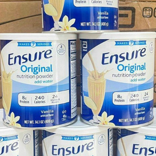 DATE 2025 Hộp Sữa Ensure Bột Hương Vanila 400g Mỹ