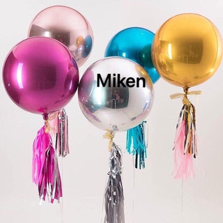 Bóng nhôm 4D size 50cm trang trí sinh nhật , sự kiện , party… phụ kiện bóng sinh nhật