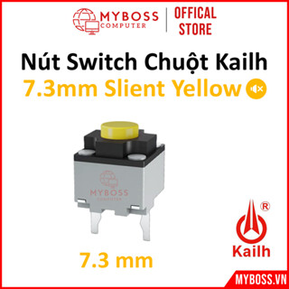 Nút Bấm/ Switch Chuột Kailh Yellow 7.3mm Silent Không Tiếng Ồn, 20 Triệu Lần Click, Chuẩn Mới 100%