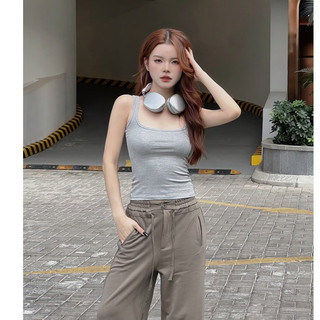 Áo 3 lỗ dây mỏng xám đen...