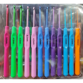 Bộ móc len đủ số 12 cây