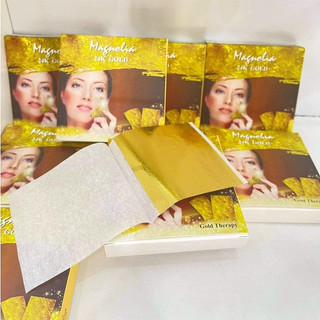 Mặt nạ lá vàng 100 lá kích thước 8x8 cm