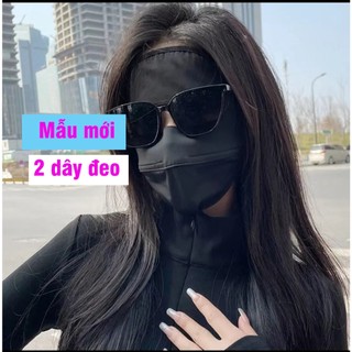 Khẩu Trang Toàn Mặt 2 Dây đeo Mới Nhất Chống Nắng UPF 50+ che kín mặt, Ngăn Ngừa tia UV, Chất Vải Mềm Mịn Thoáng Mát