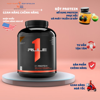 RULEONE PROTEIN Bổ sung đạm, hỗ trợ tập luyện thể thao 5LBS - 76 lần dùng