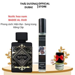 Nước hoa nam nội địa dubai bade'e al oud 10ml dạng xịt