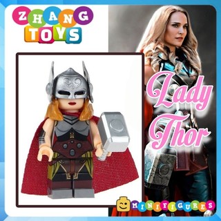 Đồ chơi Xếp hình Lady Thor Jane Foster trong The Darkness mô hình Minifigures wm6024 wm466