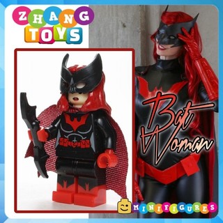 Đồ chơi Xếp hình Nữ người dơi BatWoman siêu anh hùng DC Comics Minifigures WM6024 wm462 Kopf Kf2102