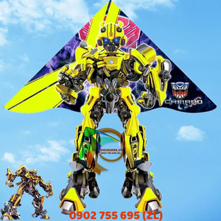 Diều robot | diều robo bumblebee - Tặng 150 mét dây (diều 3d, diều giá rẻ, diều siêu nhân