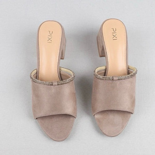 Order 🌼 guốc quai ngang mũi vuông 7cm 35- 41 xuất âu