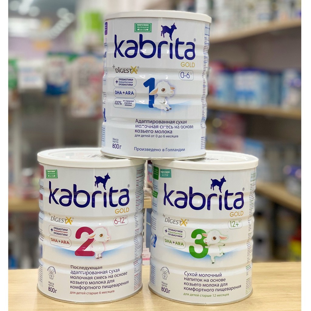 mua 4 tặng 2 Sữa Dê Kabrita Hà Lan Số 1,2,3 - Sữa Bột Công Thức 800g 2026 fdgsdfg
