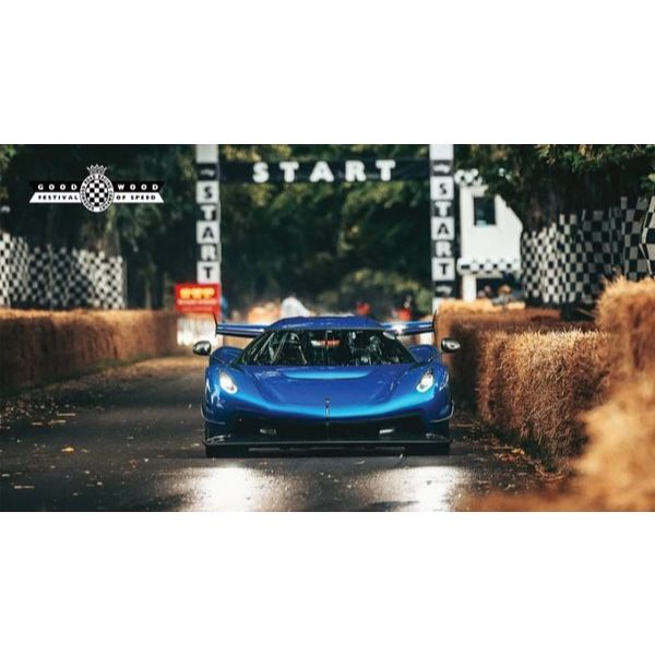 MÔ HÌNH 1:64 HKM - Koenigsegg Jesko Attack Goodwood Festival of Speed 2023 - Metallic Blue