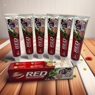 Date xa - Combo 5 tuýp Kem đánh răng Dabur Red 100g/200g