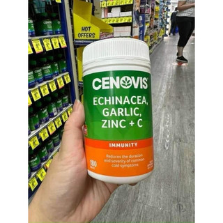 Cenovis Echinacea, Garlic, Zinc & C - Contains Vitamin C - 125 Tablets