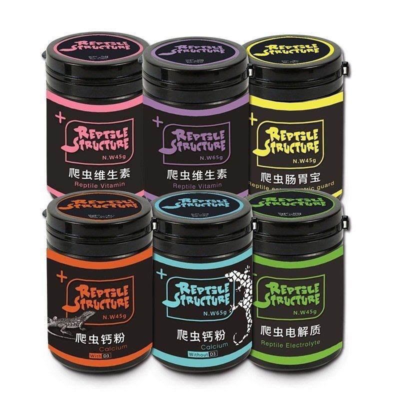 CANXI VITAMIN MEN TIÊU HOÁ VI SINH ĐIỆN GIẢI CHO THẰN LẰN DA BÁO BÒ SÁT RÙA NƯỚC IGUANA TRĂN RẮN,STRUCTURE