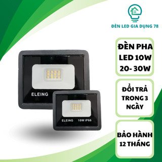 Đèn pha led 10w ,20W,30W chiếu sáng ngoài trời sân vườn