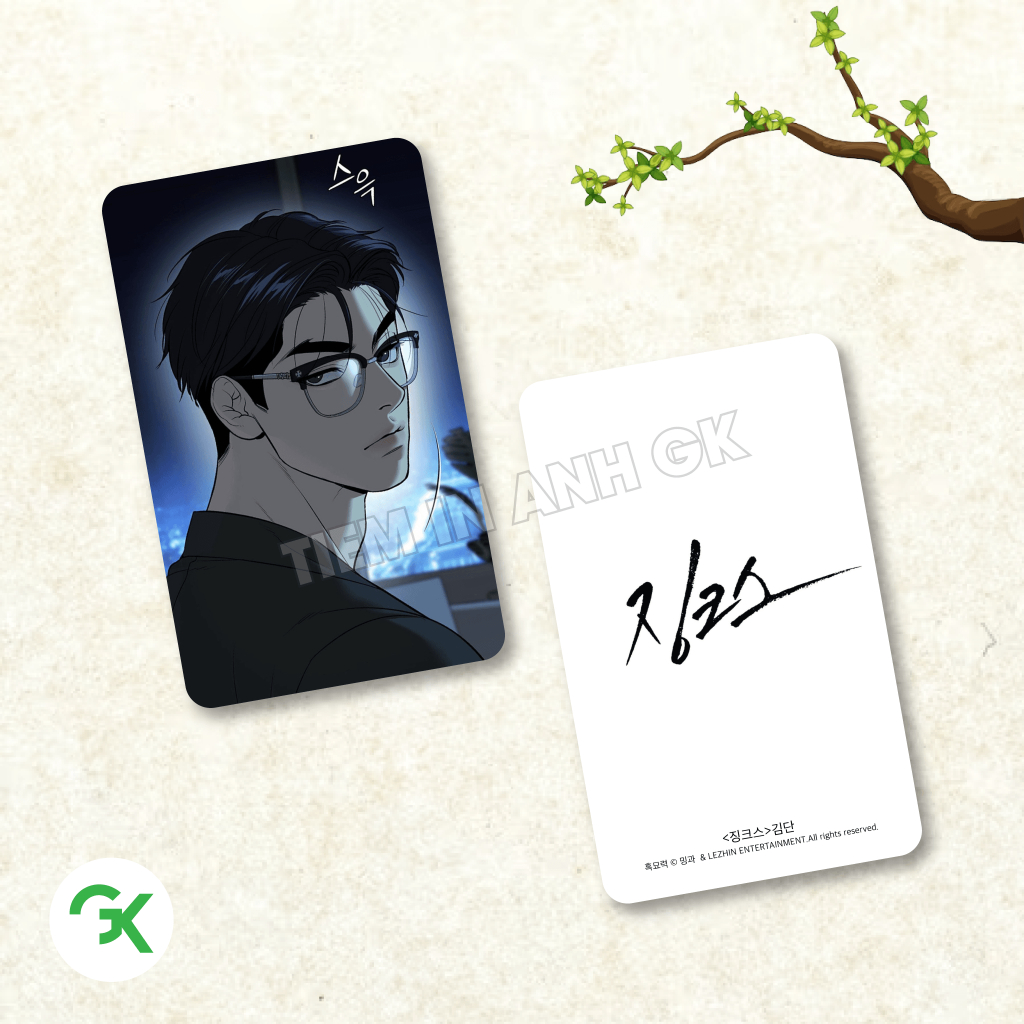 Photocard JINX VẬN XUI (2) - Size 5.5x9cm
