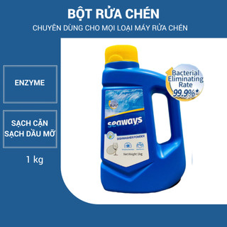 Bột rửa chén bát seaways 1kg - dành cho loại máy rửa chén bát