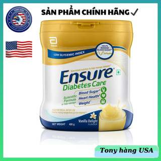 Sữa bột Ensure Diabetes Care Mỹ dinh dưỡng cho người tiểu đường hộp 400g - Tony Hang Usa