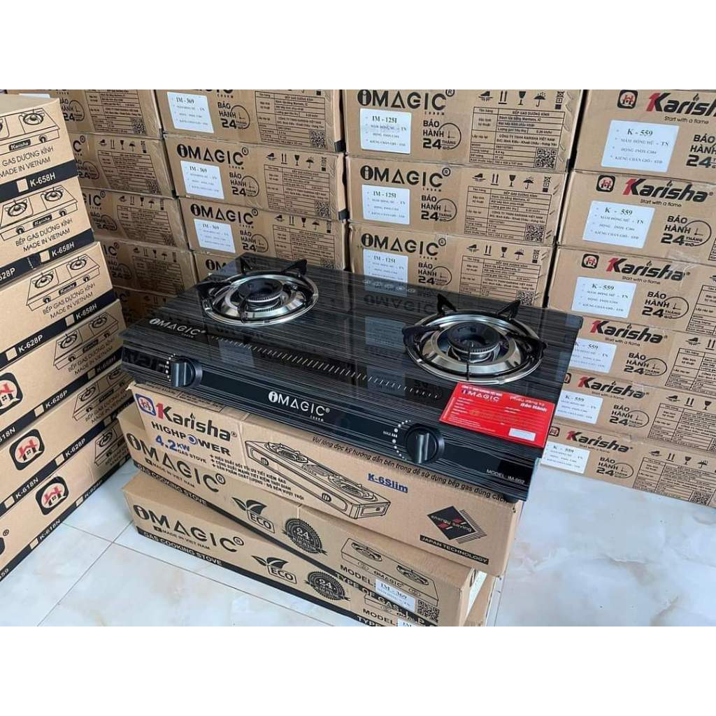 bếp ga đôi Imagic - IM002 pép hợp kim altimol