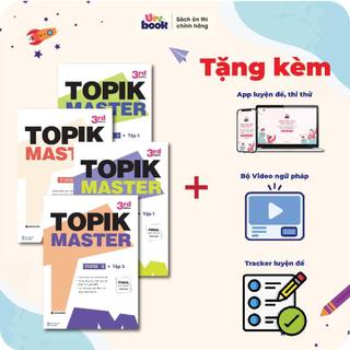 Sách topik master - luyện đề topik i + topik ii với đề thi mẫu chuẩn cấu trúc, có chấm chữa chi tiết