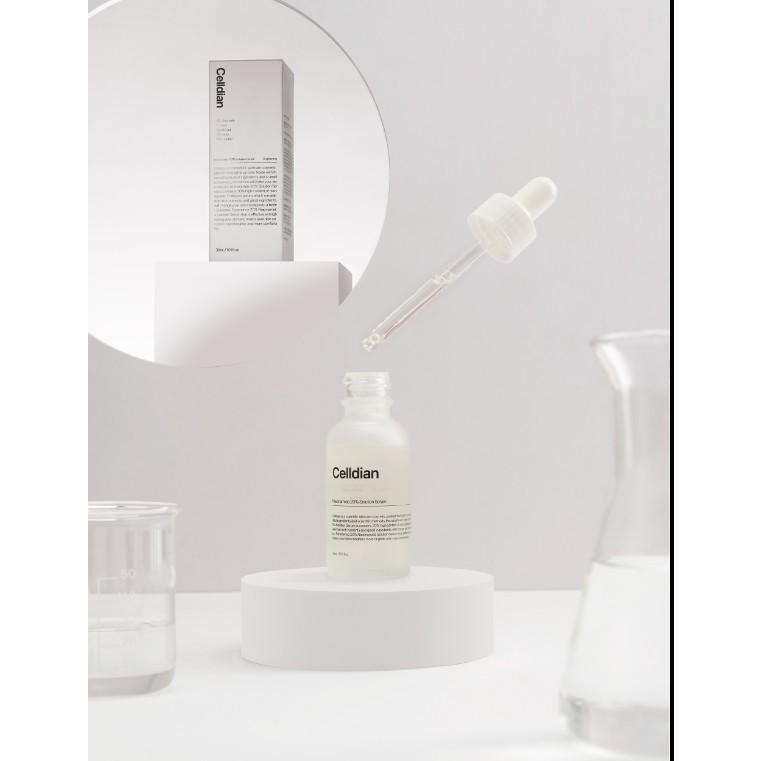 Serum Niacinamide 20% CELLDIAN Thu Nhỏ Lô Chân Lông-Giảm Thâm Mụn,Giúp Da Căng Bóng Đều Màu