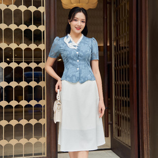 Áo Sơ Mi Công Sở Nữ Lee Shines, Thiết Kế Có Nơ Cài Độc Đáo, Chất Voan Tơ Cao Cấp Không Nhăn Nhàu