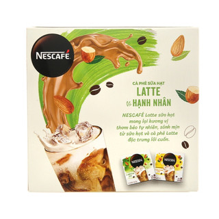 Cà Phê Nescafé Latte Sữa Hạt Hạnh Nhân (10 Góix24G)