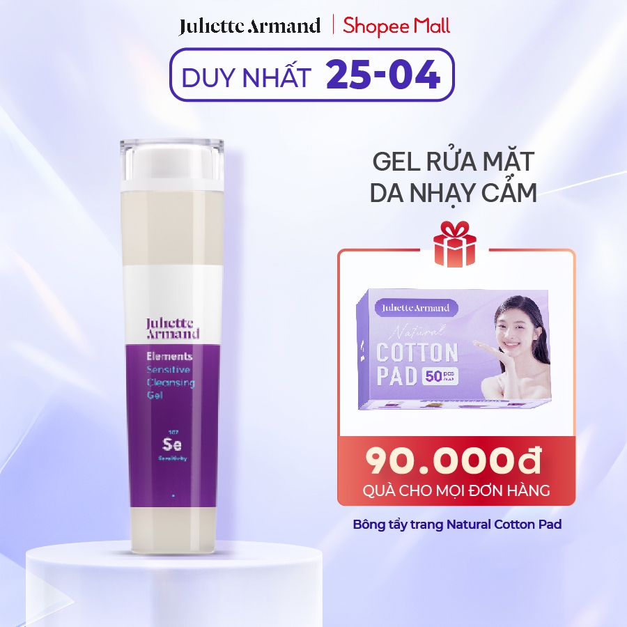 Gel rửa mặt Juliette Armand Sensitive Cleansing Gel cho da nhạy cảm