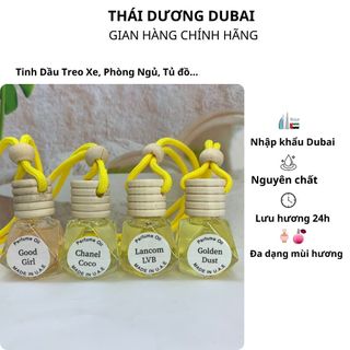 Tinh dầu nước hoa DUBAI treo phòng, tinh dầu xe hơi, tủ quần áo- 10ml