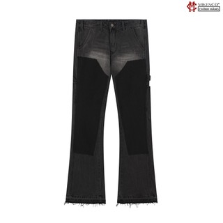 Quần jean denim nam MIKENCO Flare Double Knees Jeans