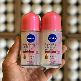 LĂN NGĂN MÙI NIVEA BRIGHT DEEP SERUM SAKURA 50ML